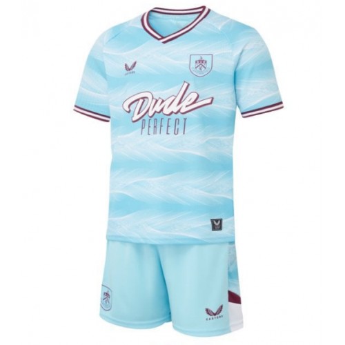 Maglia Calcio Burnley Seconda Divisa Bambino 2025-26 Manica Corta (+ pantaloncini)